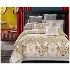 Постельное белье Волшебные сны евро размер, сатин-жаккард, с навлочками 70x70, евроВ-076-70*70