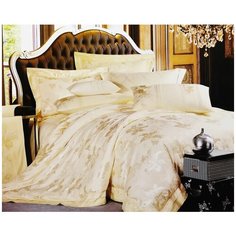 Постельное белье Волшебные сны евромакси, сатин-жаккард, с навлочками 50x70, евромаксиВ-103-50*70