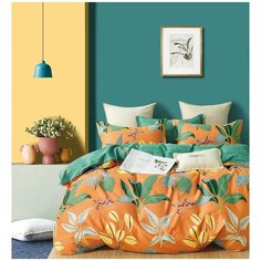 Постельное белье, сатин (100% хлопок) "Всё себе"; VSST-510; Размер: 2.0 евро простыня наволочки 50 х 70