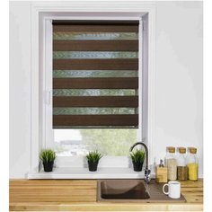 Рулонная штора LM DECOR "Марсель" 06, 61х160см.