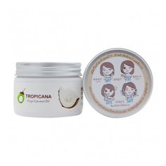 TROPICANA Скраб для лица и тела Сухой Desiccated Coconut Oil Scrub, 120 гр