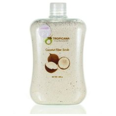 TROPICANA Скраб для лица и тела Кокосовая стружка и Лаванда Coconut Fiber Scrub, 250 гр
