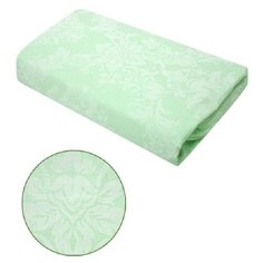 Простынь "Миланика" Изумруд Жаккард ПР, поплин, 100% хлопок, 180*200*20см. Milanika