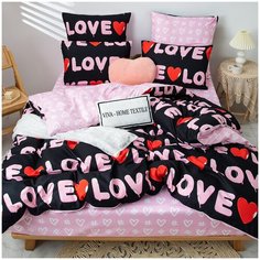 Комплект постельного белья СИТРЕЙД CLR-148, 2-х спальный, простыня на резинке 160х200х20, наволочки 70х70-2 шт