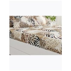 Простынь на резинке Сказка "Сафари" 120х200 см