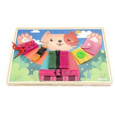 Головоломка-шнуровка Мишкины застежки 40х30 см, кор. Наша Игрушка