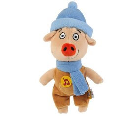 Игрушка мягкая Мульти-пульти "Оранжевая корова", Поросенок Коля в зимней одежде, 17 см (V92727-17A)