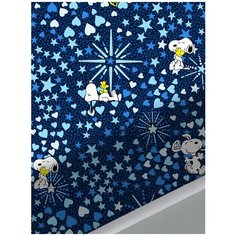 Простынь на резинке Сказка "Снупи" 120х200 см