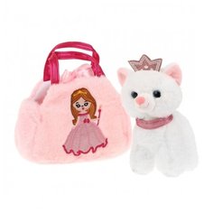 Котенок Принцесса 18 см в сумочке Fluffy Family