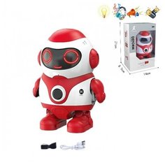 Робот эл., сенсор.управление, свет, звук, в комплекте: предметов 1шт., встроен.аккум., USB шнур Наша Игрушка