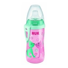 Поильник NUK First Choice Active 300 мл насадка силикон 12+, разноцветный