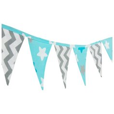 Гирлянда из флажков в детскую комнату AmaroBaby Pretty Room Небо в звездах