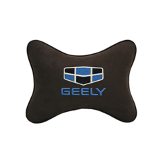 Подушка на подголовник алькантара Coffee GEELY Vital Technologies
