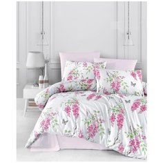 Постельное белье "Еcosse", Ranforce; FRESHA PEMBE; Размер: 1.5 Ecosse