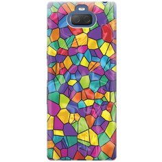 Cиликоновый чехол на Sony Xperia 10 / XA3 / Сони Иксперия 10 с принтом "Яркая мозаика" Gosso