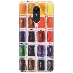 Cиликоновый чехол на Xiaomi Redmi 5 / Сяоми Редми 5 с принтом "Палитра красок" Gosso