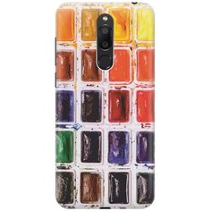 Cиликоновый чехол на Meizu M6T / Мейзу 6Т с принтом "Палитра красок" Gosso