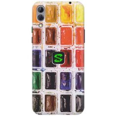 Cиликоновый чехол на Xiaomi Black Shark 2 / Сяоми Блэк Шарк 2 с принтом "Палитра красок" Gosso