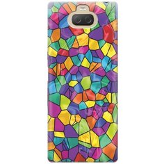 Cиликоновый чехол на Sony Xperia 10 Plus / XA3 Ultra / Сони Иксперия 10 Плюс с принтом "Яркая мозаика" Gosso