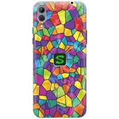 Cиликоновый чехол на Xiaomi Black Shark 2 / Сяоми Блэк Шарк 2 с принтом "Яркая мозаика" Gosso