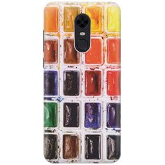 Cиликоновый чехол на Xiaomi Redmi 5 Plus / Сяоми Редми 5 Плюс с принтом "Палитра красок" Gosso
