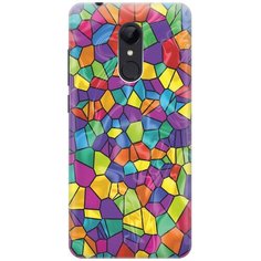 Cиликоновый чехол на Xiaomi Redmi 5 / Сяоми Редми 5 с принтом "Яркая мозаика" Gosso