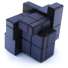 Кубик QiYi MoFangGe Mirror 3x3x3, тёмно-синие наклейки