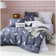 Комплект постельного белья СИТРЕЙД L355, размер Евро, сатин делюкс (100% египетский хлопок), наволочки 50х70 и 70x70 по 2 шт.