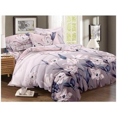 КПБ Cleo полисатин "Art Color" двуспальный 175*215*1 200*220*1(±5) 70*70*2(±2) 20/059-AC