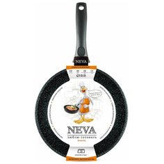Сковорода Neva Granite NG122 литая, 22см, серый Нева