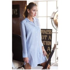 Хлопковая туника рубашечного типа Cindy, Mia&Mia, размер L,цвет розовый