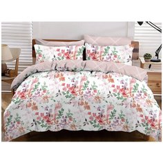 КПБ Cleo сатин набивной "Satin Lux" полуторный 145*215*1 150*220*1(±5) 70*70*2(±2) 15/555-SL