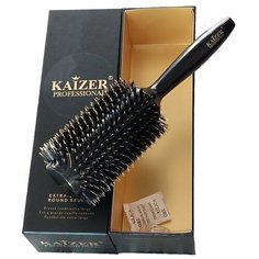 KAIZER Расчёска круглая в подарочной коробке NO:8040 (7,5*26 см), черный
