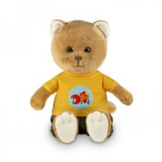 Игрушка мягкая из серии "Колбаскин&Мышель" "Колбаскин в желтой футболке и вельветовых штанах"