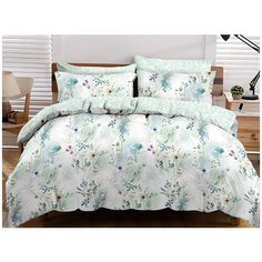 КПБ Cleo сатин набивной "Satin Lux" семейный 145*215*2 220*240*1(±5) 50*70*2(±2) 70*70*2(±2) 41/557-SL