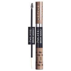 Note тинт Brow Addict Tint & Shaping Gel, оттенок 02 light brown
