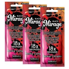 Sol Bianca Крем для солярия на основе алоэ “Mirage”18х bronzer, 45 мл (упаковка 3 шт*15 мл) (масло жожоба,экстрактами моркови,шиповника)