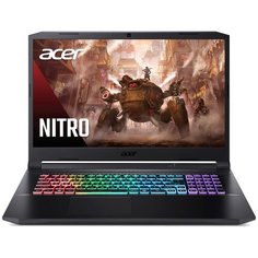 Ноутбук Acer Nitro 5 AN517-41-R2LC (AMD Ryzen 5 5600H 3300 MHz/17.3"/1920x1080/12GB/512GB SSD/DVD нет/NVIDIA GeForce RTX 3060 6GB/Wi-Fi/Bluetooth/Windows 10 Home) NH.QARER.008, черный