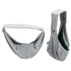 Переноска Junior мягкая, 22 х 20 х 60 см, светло-серый/мятный Trixie