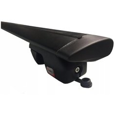 Комплект багажника на крышу Amos NOWY (дуга Крыло 130см, чёрный ) на рейлинги AmosNOWY+AmosAAL130BLACK на Audi A4 2015-2019, BMW 5 2003-2010, универсал, BMW X3 2003-2010, BMW X5 2006-2013, Citroen C-Crosser 2007-2013, Citroen C4 Picasso 2006-2013, Fia Амос