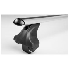 Комплект багажника на крышу Atlant с креплением зацепом за интегрированный рейлинг (дуга Аэро 110см, эконом) AT7002+AT6012+AT7167 на Kia Ceed 2012-2018, универсал (5 дверей), Kia Sportage 2016-2021 (5 дверей)