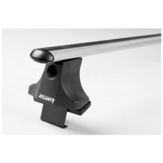 Комплект багажника на крышу Atlant с креплением за дверной проем (дуга Аэро 110см, эконом) AT8809+AT6012+AT8845 на Mitsubishi L200 1996-2005, Mitsubishi Outlander 2003-2012, Mitsubishi Pajero Sport 1996-2008