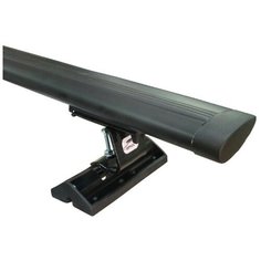 Комплект багажника на крышу Amos DROMADER C-15 (дуга Крыло 130см, чёрные) в штатные места AmosDC15+AmosAAL130BLACK на BMW 1 2004-2021, хетчбек, BMW 3 2002-2020, седан, BMW 5 1995-2004, BMW X1 2009-2015, Citroen C4 2004-2010, хетчбек, Citroen C4 Picass Амос