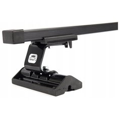 Комплект багажника на крышу Amos DROMADER C-15 (дуга 130см) в штатные места AmosDC15+AmosUO130 на BMW 1 2004-2021, хетчбек, BMW 3 2002-2020, седан, BMW 5 1995-2004, BMW X1 2009-2015, Citroen C4 2004-2010, хетчбек, Citroen C4 Picasso 2006-2013, минивэн Амос