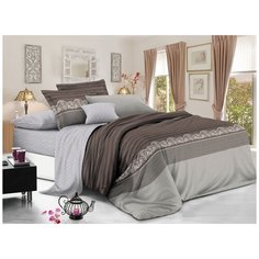 Комплект постельного белья, поплин (68) (2 с евро) Toontex