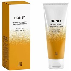 Маска для лица Мед J:ON Honey Smooth Velvety and Healthy Skin Wash Off Mask Pack, 50 гр