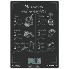 Весы Scarlett SC-KS57P64 кухонные меры и веса