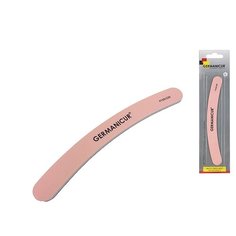 Пилка-наждак GM-1413-MYLAR (150/220) банан, цветная, для ногтей Germanicur