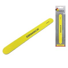 Пилка-наждак GM-1603 (240/240) прямая, желтая, для ногтей Germanicur