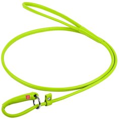 поводок-удавка waudog glamour круглый (ширина 4 мм, длина 183см) зеленый